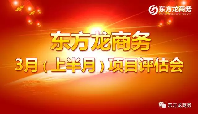 東方龍商務舉行三月上半月投資選址項目評估會，安排美資項目對接工作